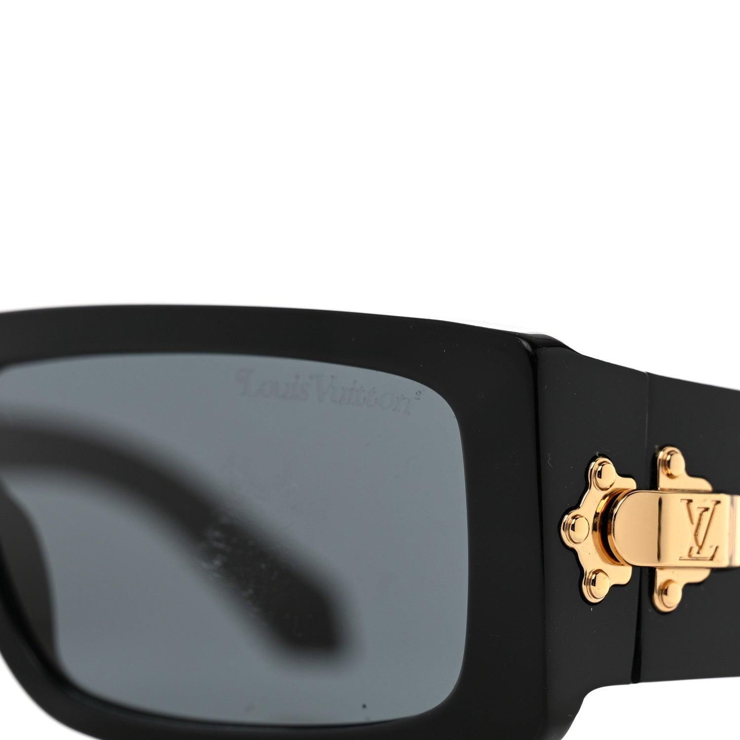 Louis Vuitton Acetate LV Lock Sunglasses Z1361W Black 7 of 7