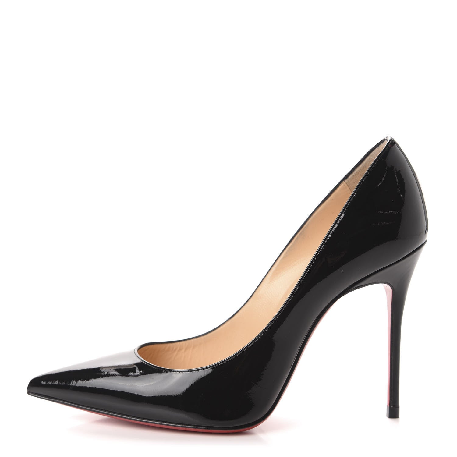 Christian Louboutin Patent Decollete 554 100 Pumps 35 Black 1 of 10