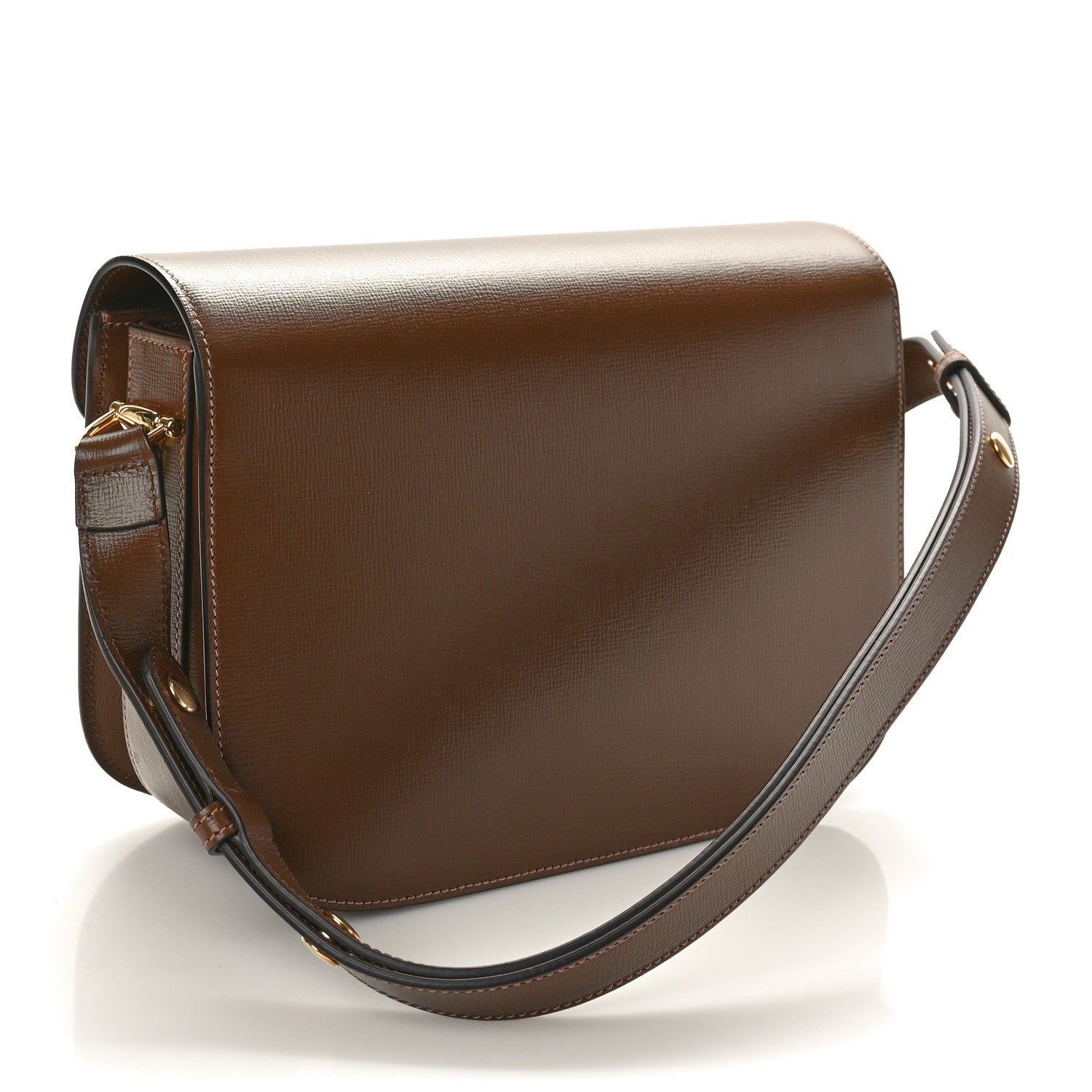 Gucci Azalea Calfskin Horsebit 1955 Shoulder Bag Brown Sugar 3 of 9