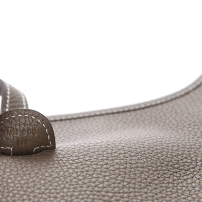 Hermes Taurillon Clemence Evelyne III PM Etoupe 9 of 11