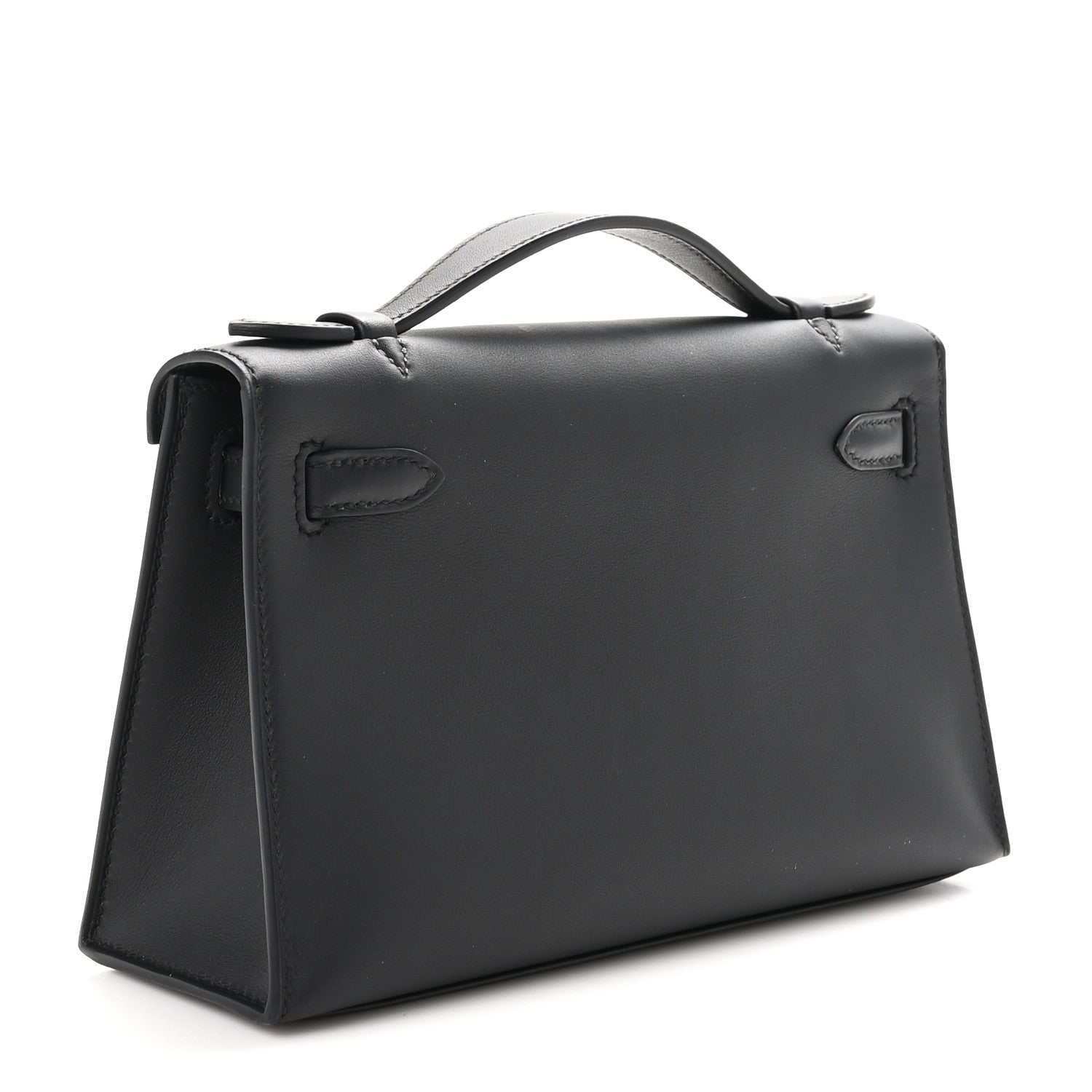 Hermes Swift Kelly Pochette Clutch Black 3 of 11