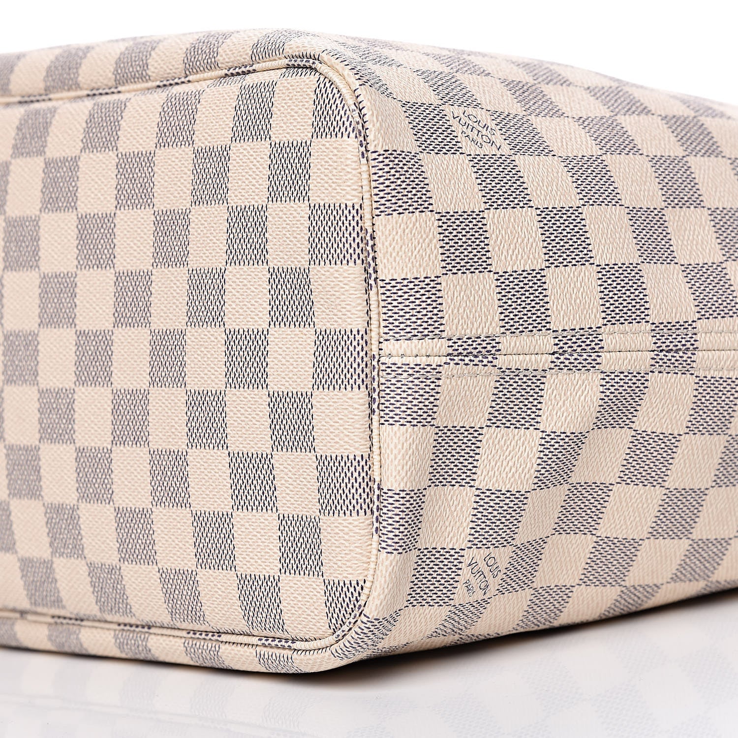 Louis Vuitton Damier Azur Neo Neverfull MM Rose Ballerine 10 of 10