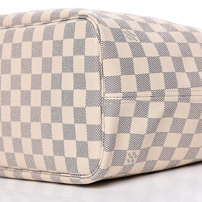 Louis Vuitton Damier Azur Neo Neverfull MM Rose Ballerine 10 of 10