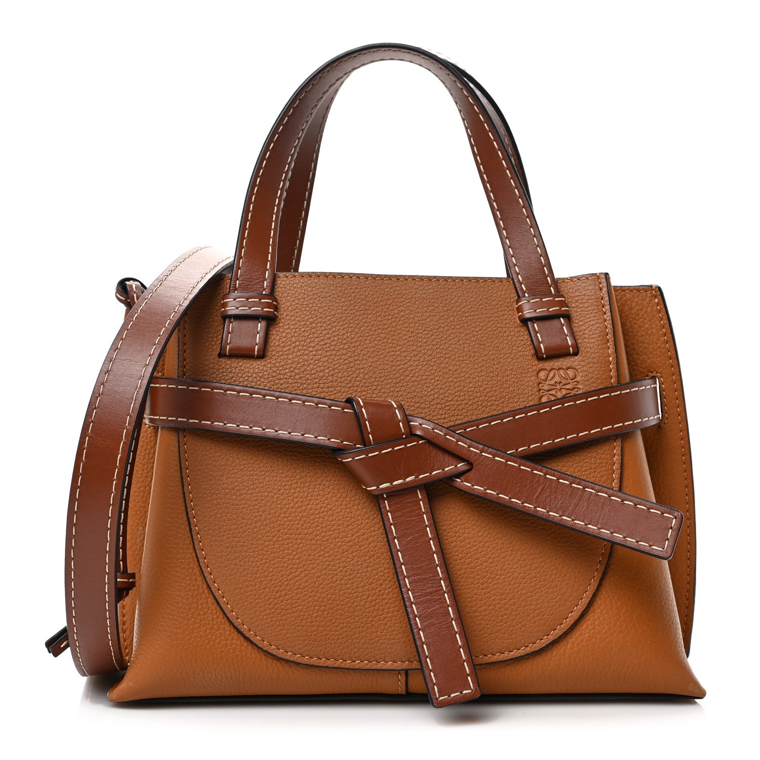 Loewe Calfskin Mini Gate Tote Caramel 1 of 9