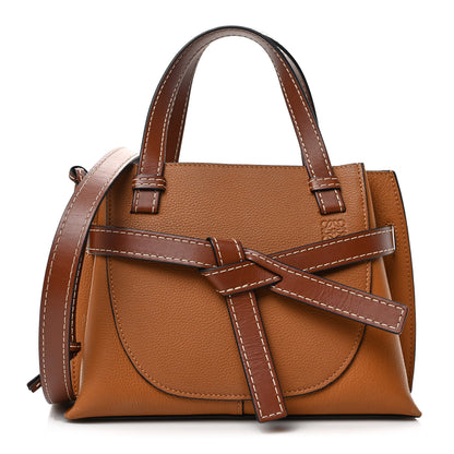 Loewe Calfskin Mini Gate Tote Caramel 1 of 9