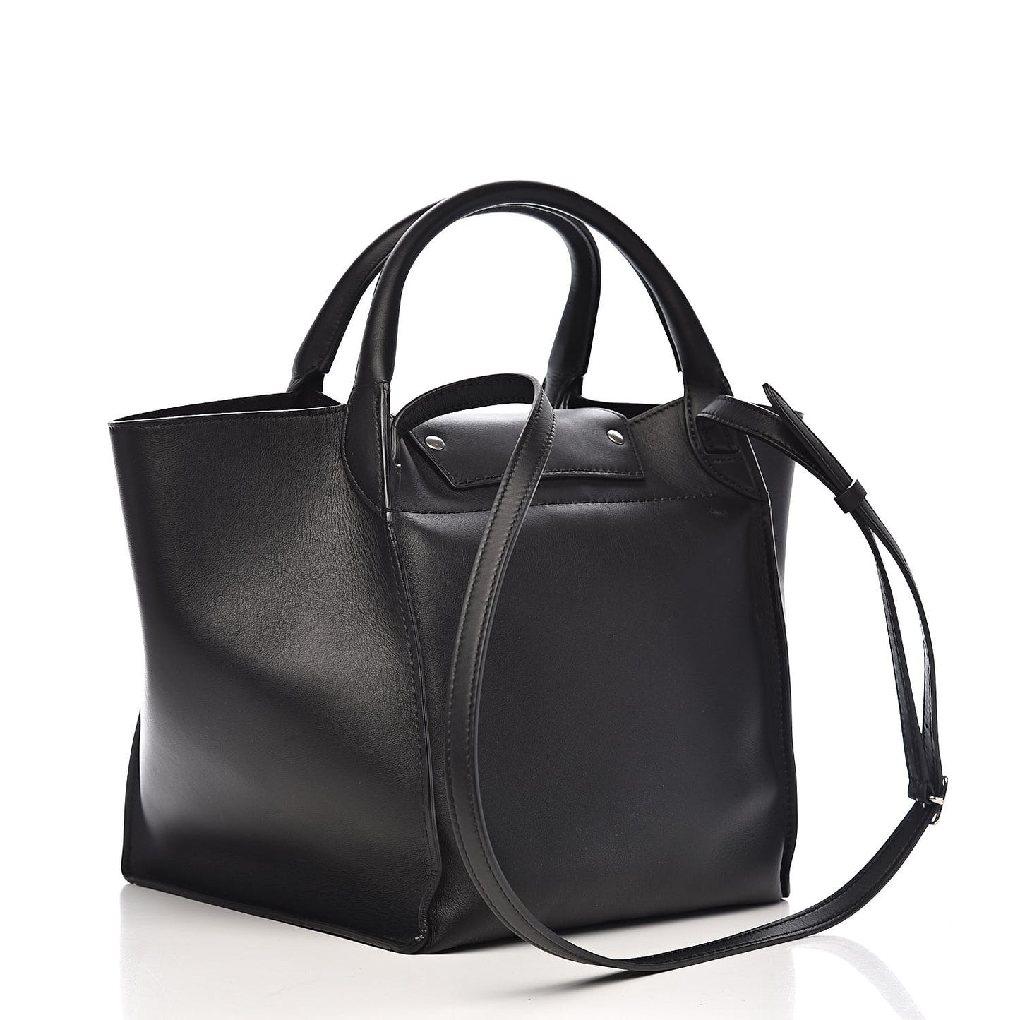 Smooth Calfskin Small Big Bag Black