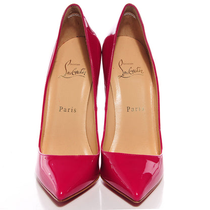 Christian Louboutin Patent Pigalle 120 Pumps 36 Grenadine 2 of 7