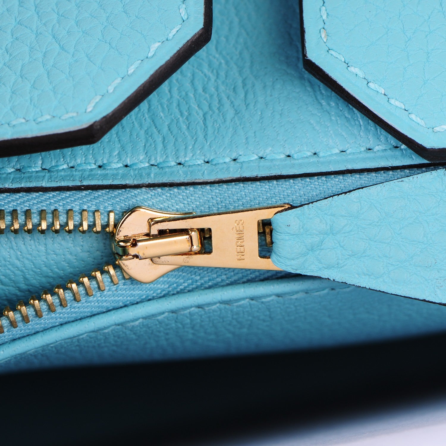 Hermes Togo Birkin 35 Bleu Atoll 23 of 29