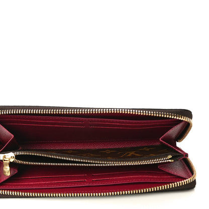 Louis Vuitton Monogram Clemence Wallet Fuchsia 5 of 10
