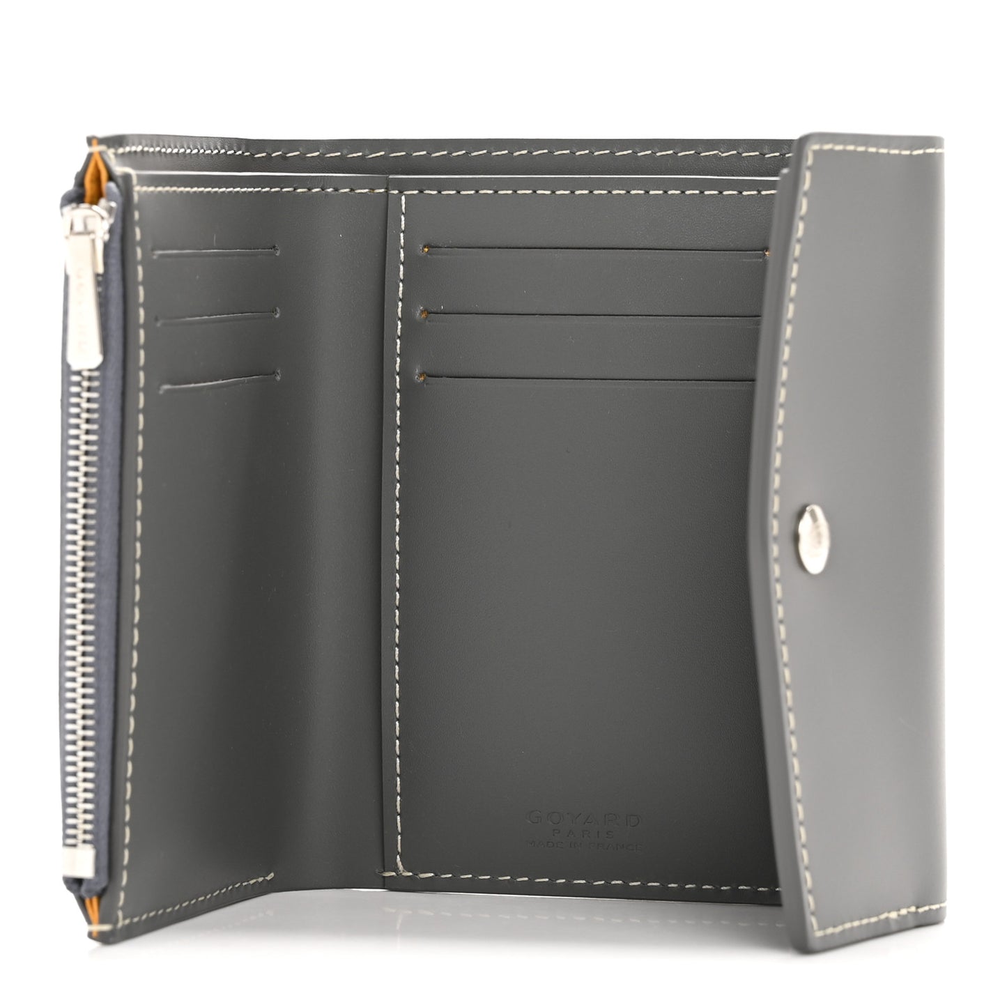 Goyardine Saint-Gabriel Compact Wallet Grey