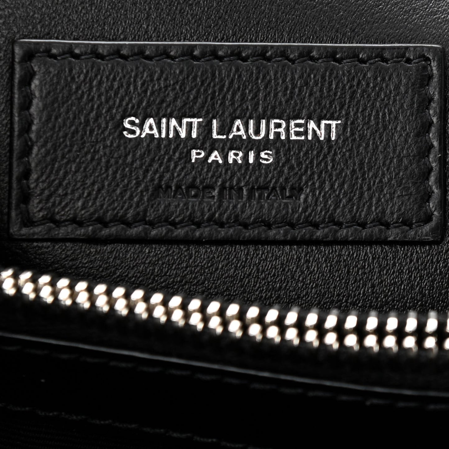 Calfskin Y Quilted Monogram Small Loulou Chain Satchel Black
