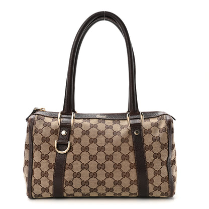 Gucci Monogram Small Abbey Boston Dark Brown 1 of 10