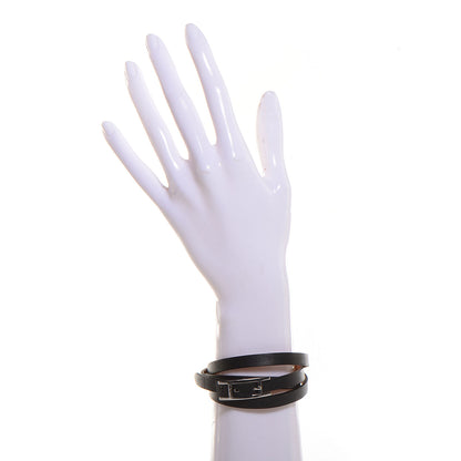 Hermes Chamonix Hapi 3 GM Triple Tour Wrap Bracelet Black 2 of 16