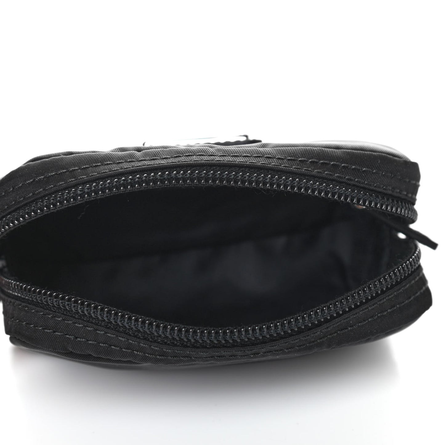 Tessuto Nylon Vela Cosmetic Pouch Black