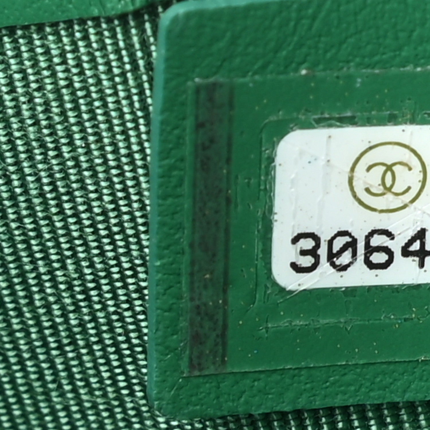 Chanel Caviar Quilted Zipped Key Holder Case Green 7 of 7