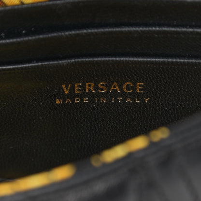 Versace Nappa Quilted Virtus Evening Bag Black 6 of 9