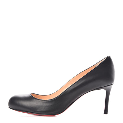 Christian Louboutin Shiny Nappa Simple 70 Pumps 36.5 Black 1 of 8