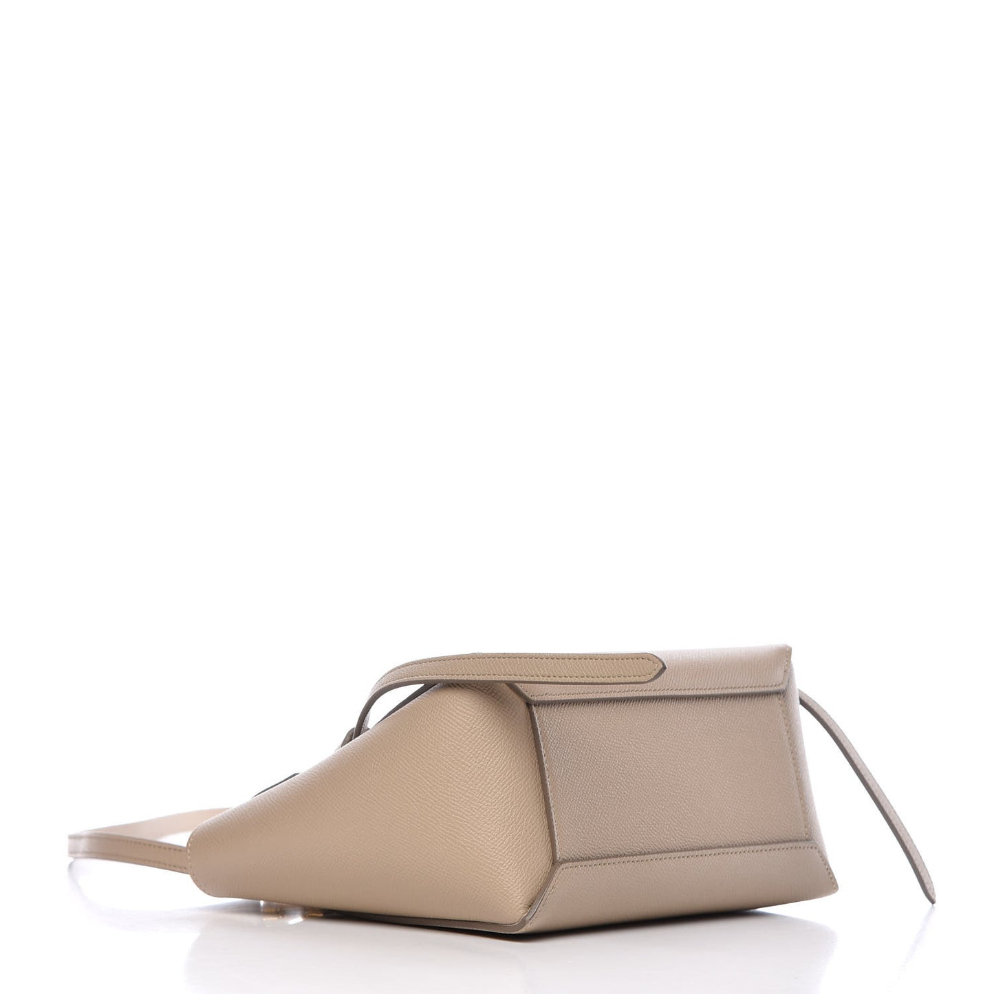 Grained Calfskin Nano Belt Bag Light Taupe