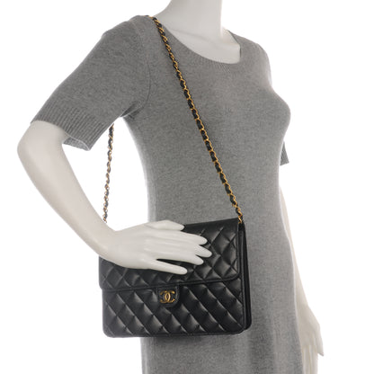 Chanel Lambskin Single Flap Black 2 of 11