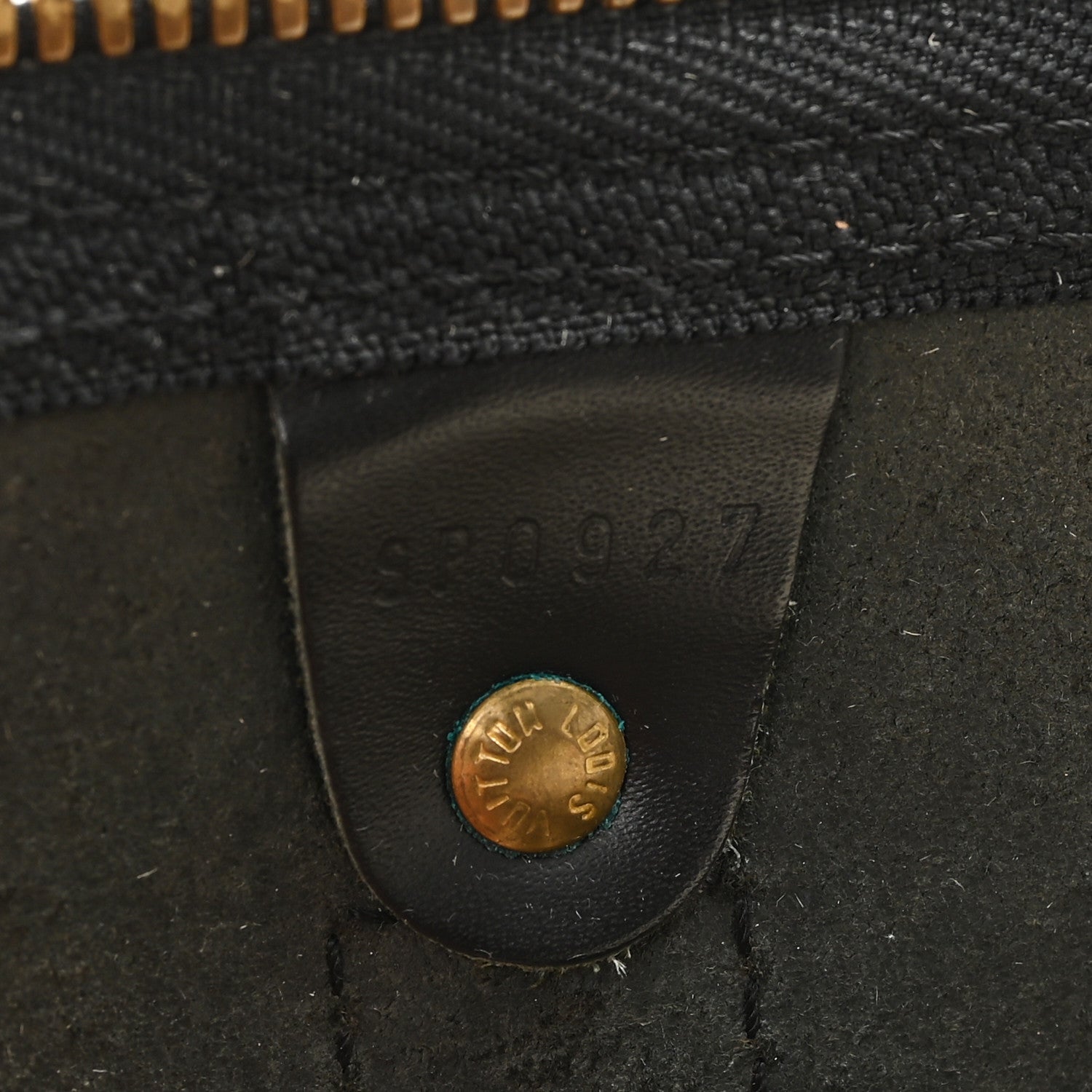 Louis Vuitton Epi Keepall 45 Black 6 of 9