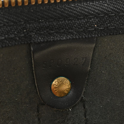 Louis Vuitton Epi Keepall 45 Black 6 of 9