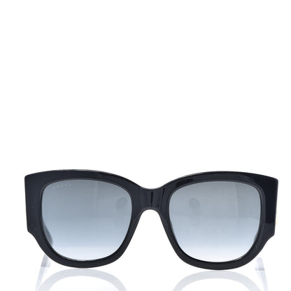 Gucci Acetate Web Oversized Frame Rectangle Sunglasses GG0276S Black 2 of 9