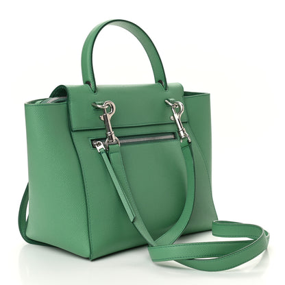Celine Grained Calfskin Micro Belt Bag Pop Green 3 of 10