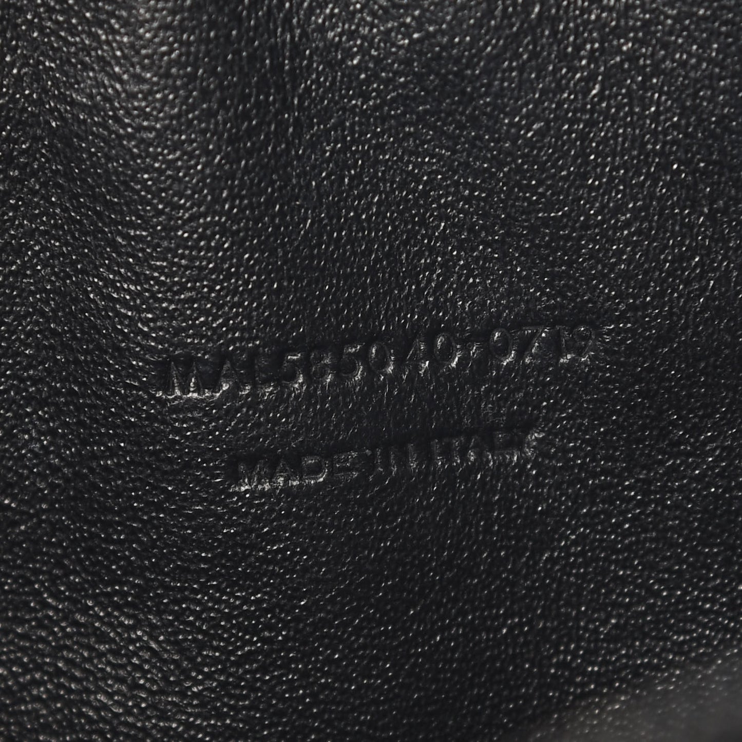 Grain De Poudre Matelasse Monogram Mini Lou Camera Bag Black