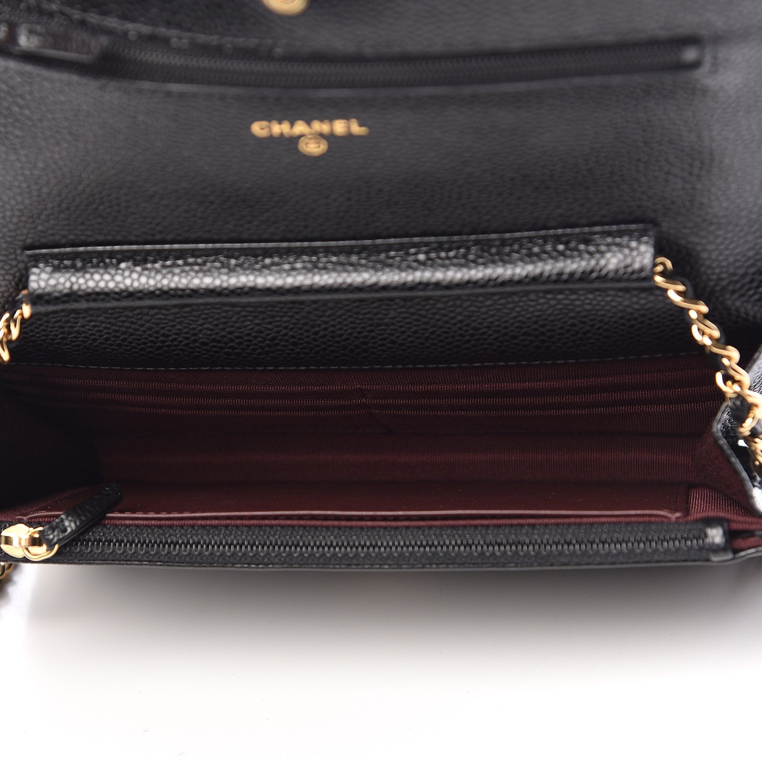 Chanel Caviar Quilted Wallet On Chain WOC Black 7 of 12