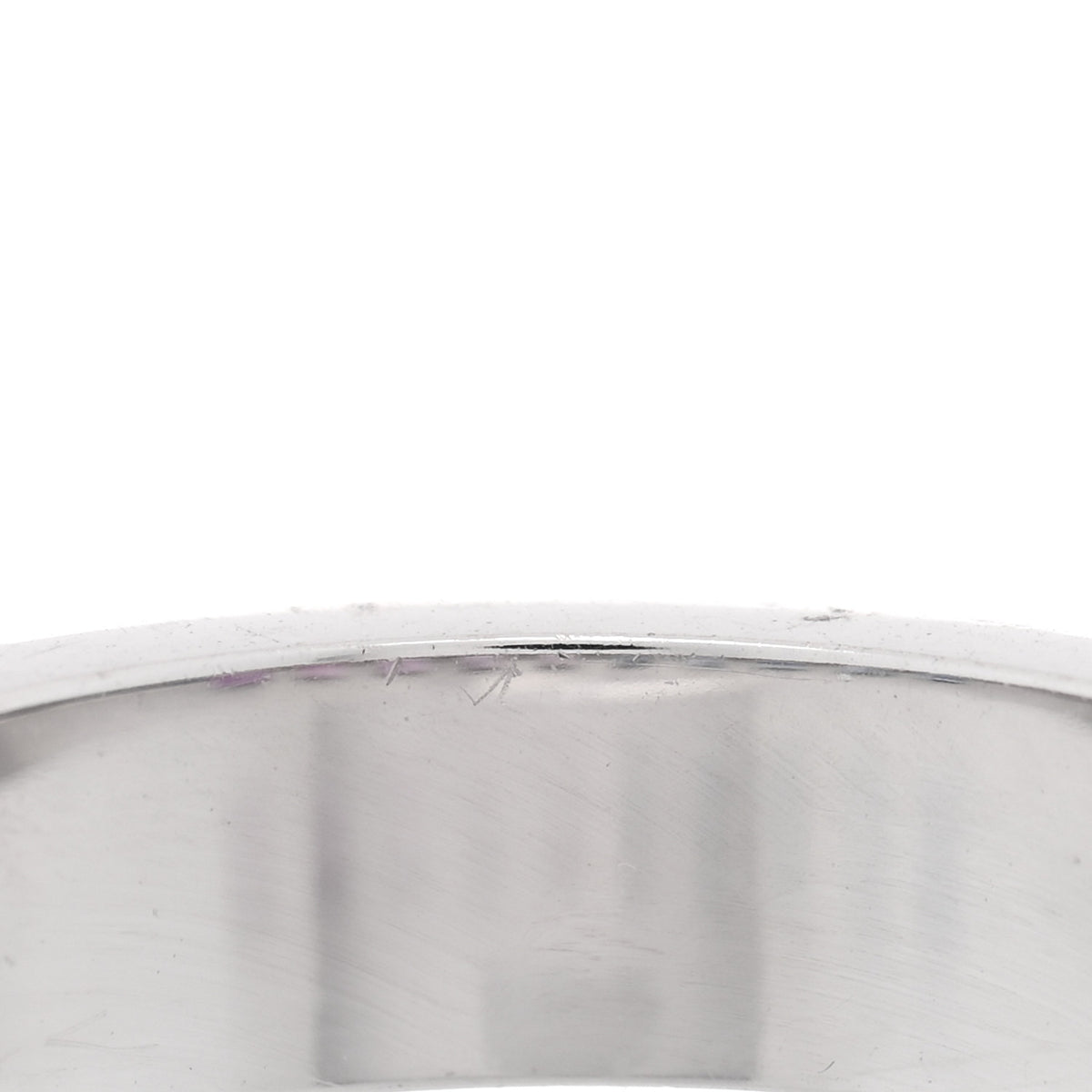 14K White Gold Diamond Blue Pink Sapphire .20ctw Band Ring 53 6.25
