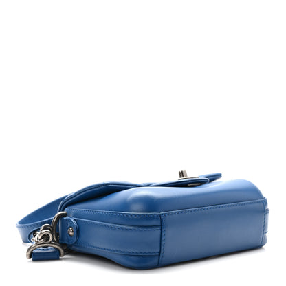 Chanel Calfskin Quilted Small Rock My Shoulder Flap Blue 3 of 9