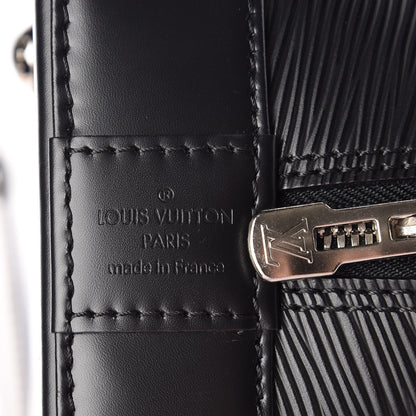 Louis Vuitton Epi Alma MM Black 6 of 12