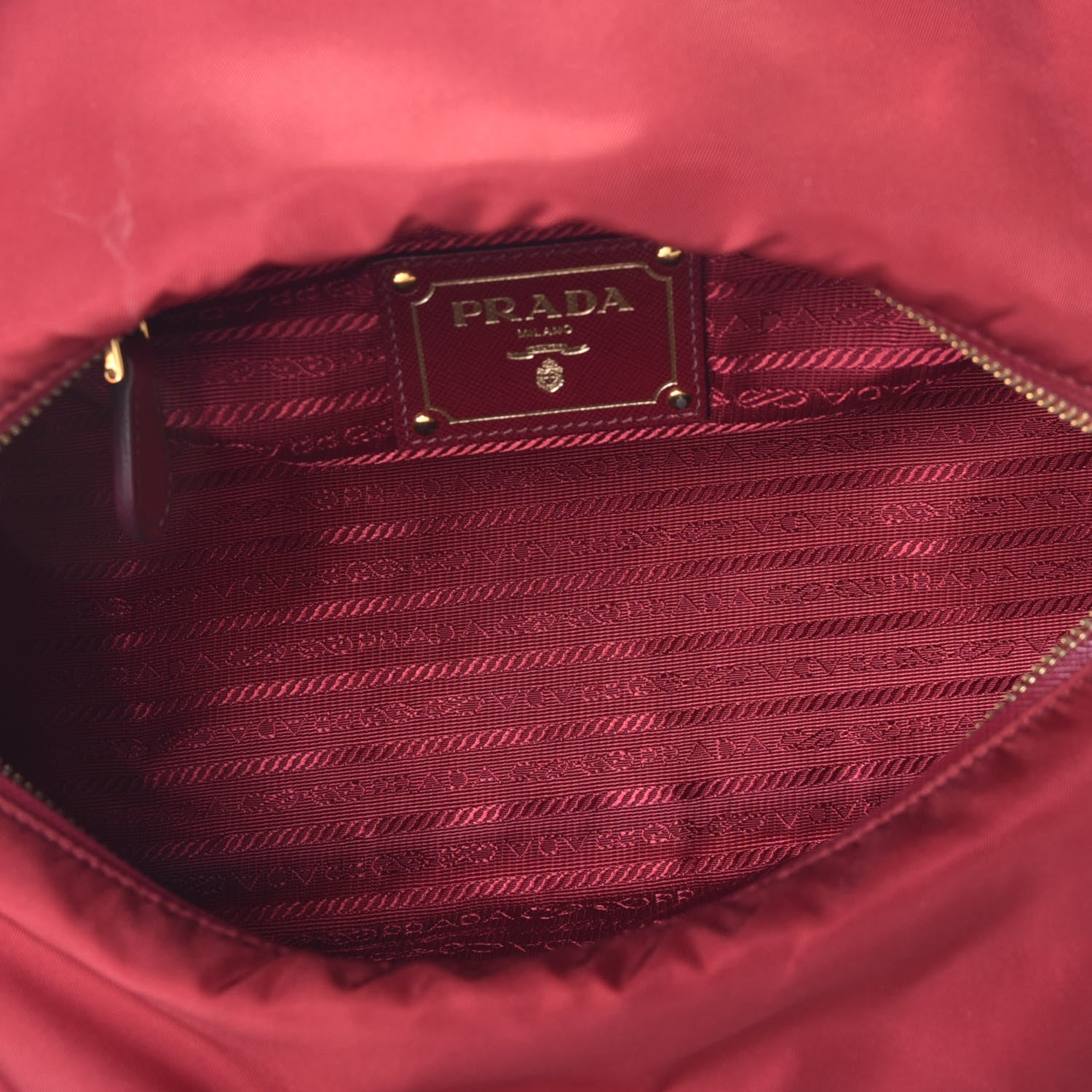 Prada Tessuto Nylon Saffiano Duffel Porpora 5 of 8