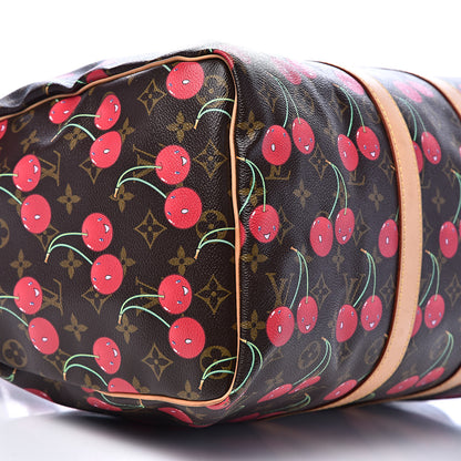 Louis Vuitton Monogram Cerises Keepall 45 9 of 11