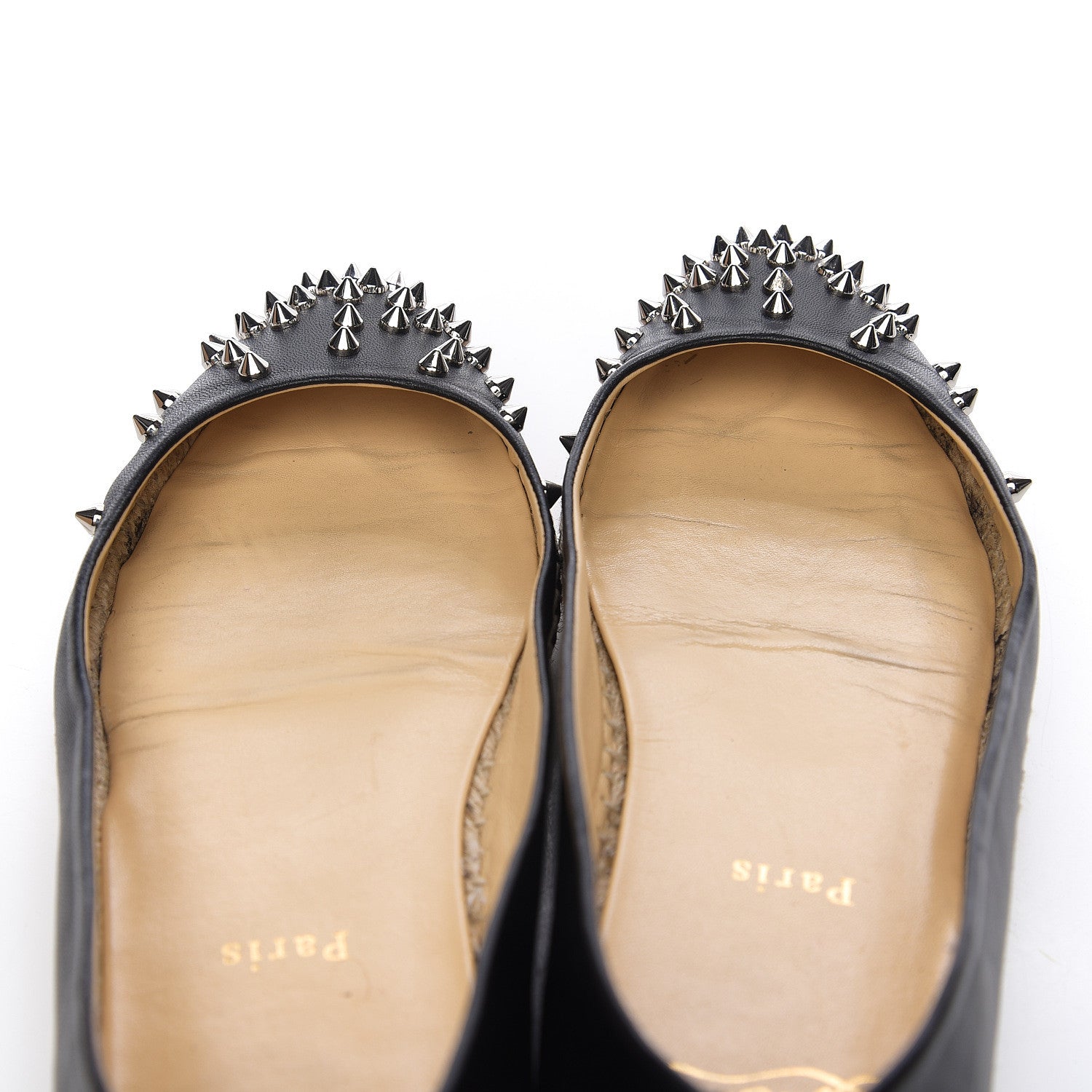 Christian Louboutin Nappa Aliochette Espadrilles 39 Black 8 of 10
