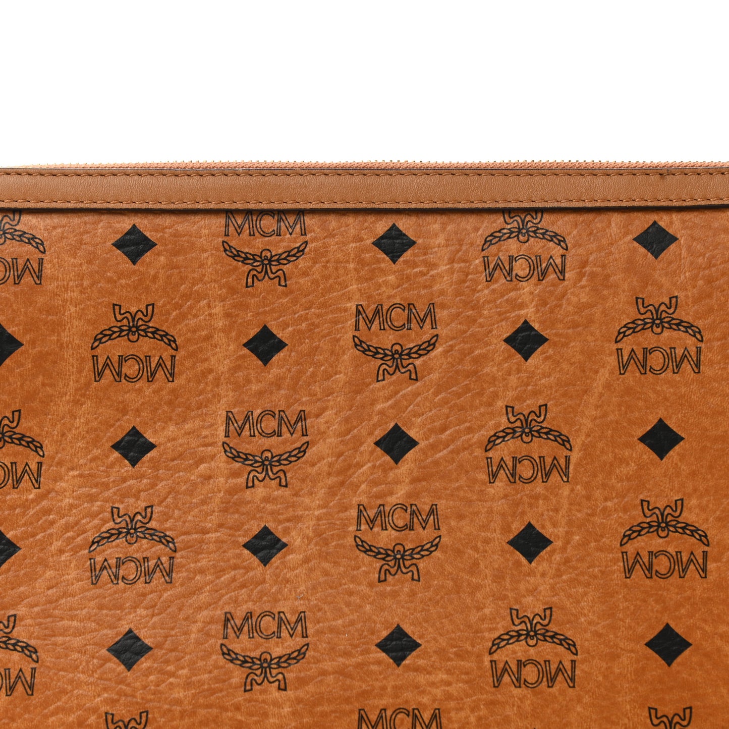 Visetos Liz Shopper Tote Pouch Cognac