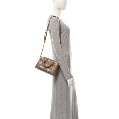 Louis Vuitton Empreinte Monogram Giant Speedy Bandouliere 20 Creme Beige 2 of 9