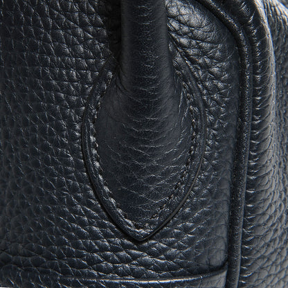 Hermes Taurillon Clemence Lindy 30 Bleu Ocean 17 of 18
