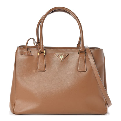 Prada Saffiano Lux Medium Tote Caramel 1 of 13