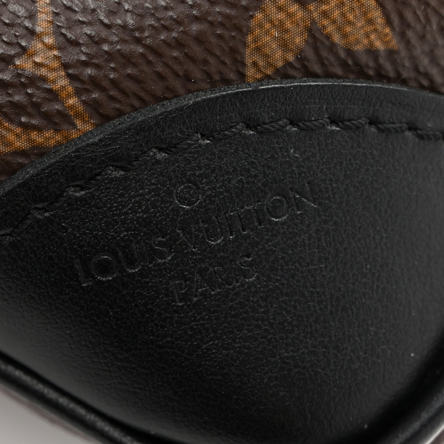 Louis Vuitton Monogram Odeon PM Black 6 of 9