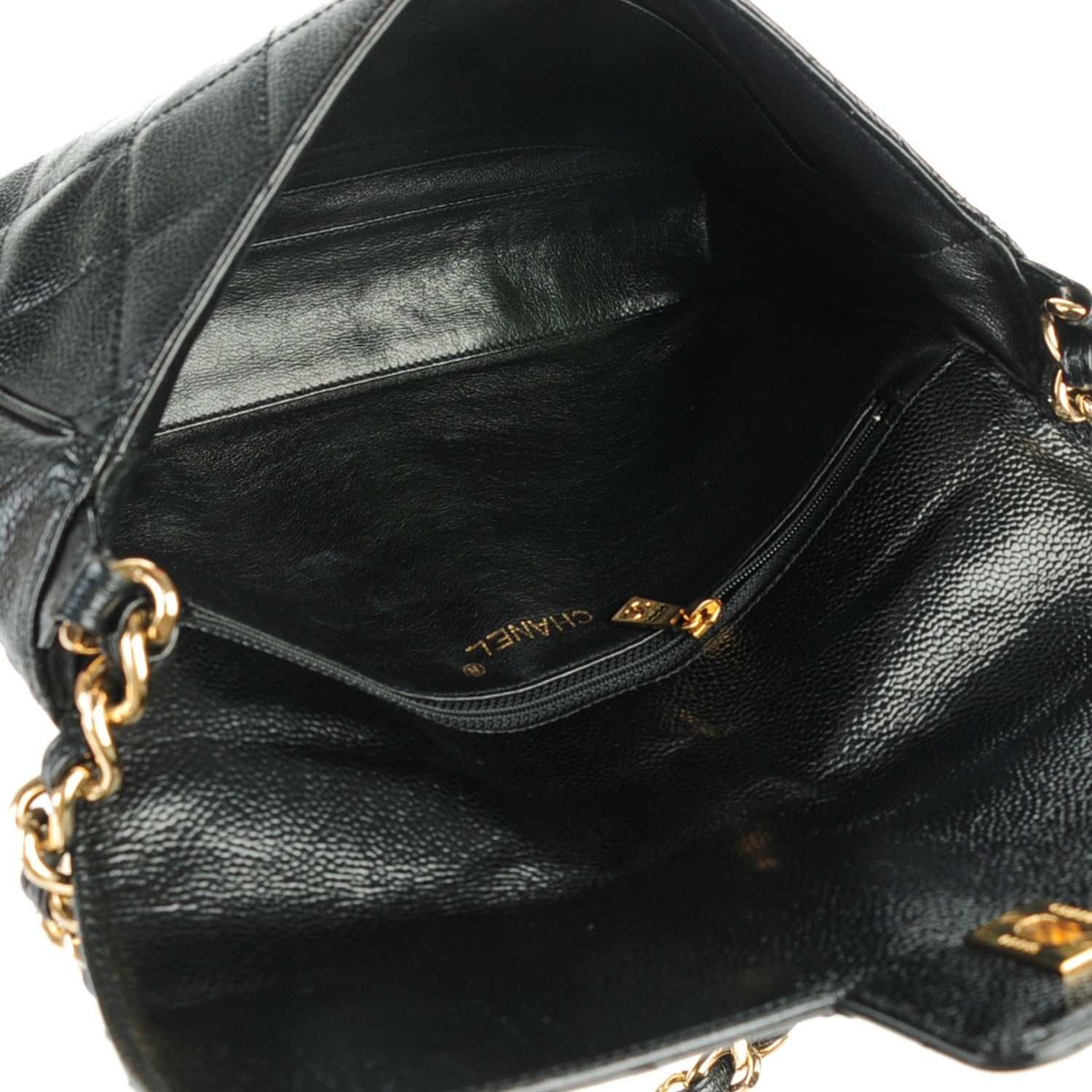 Chanel Caviar Quilted Flap Shoulder Bag Black 5 of 8