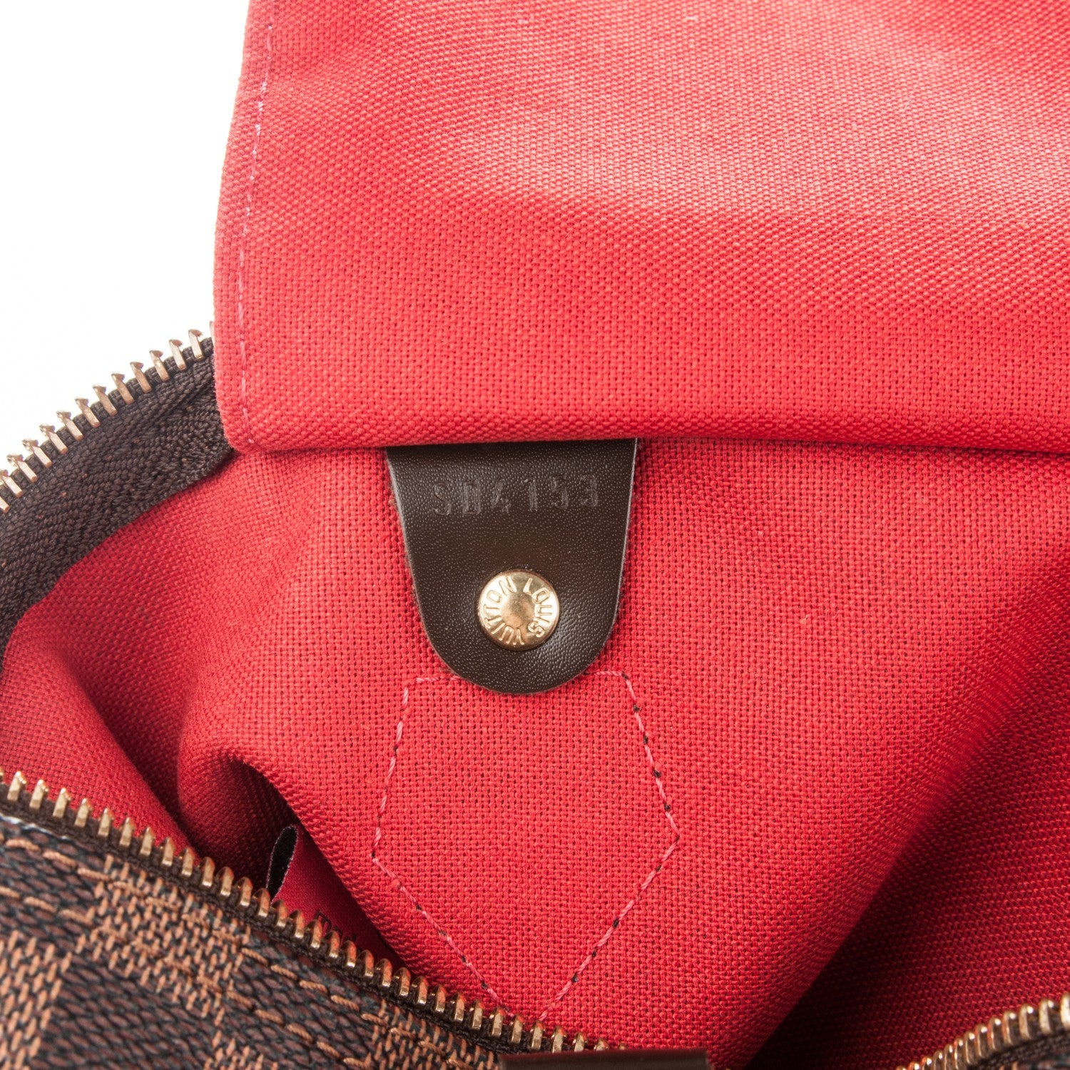 Louis Vuitton Damier Ebene Speedy 35 8 of 8