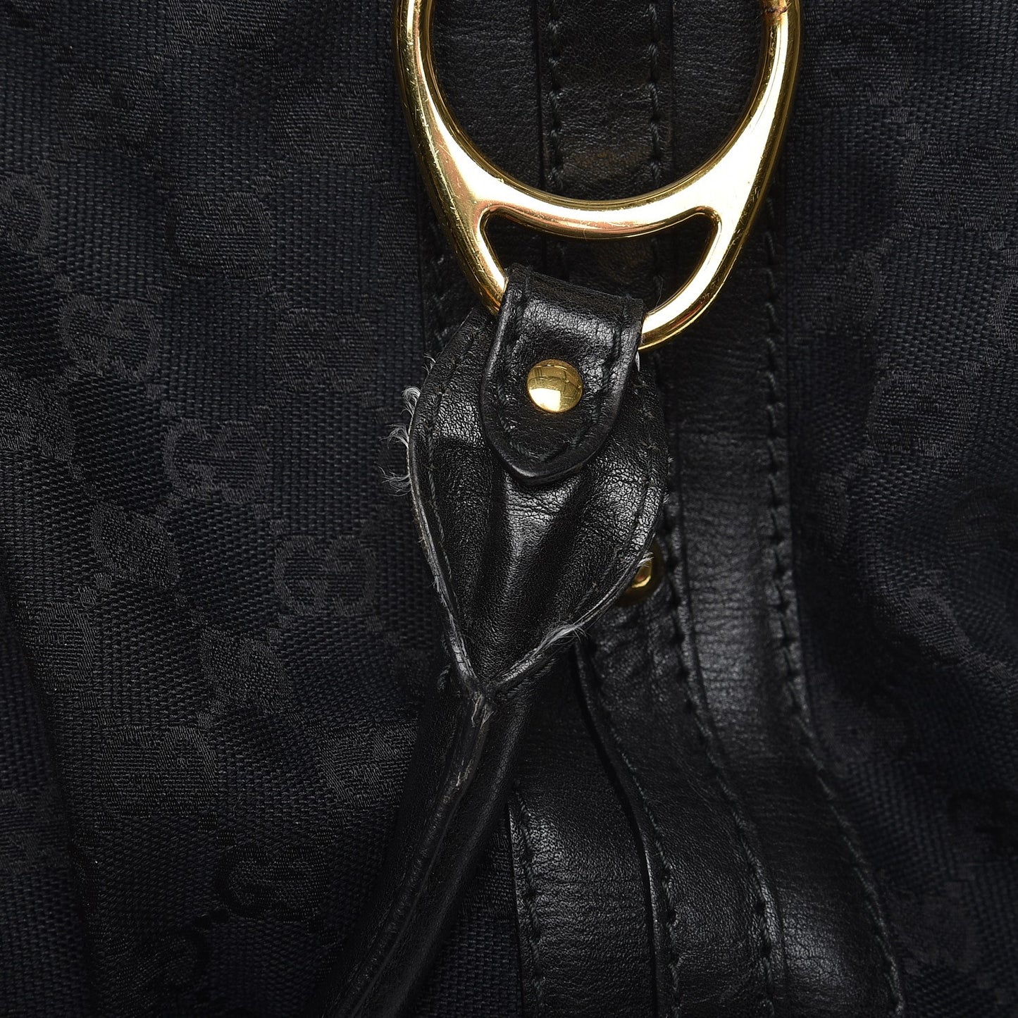 Monogram Medium Interlocking Boston Black