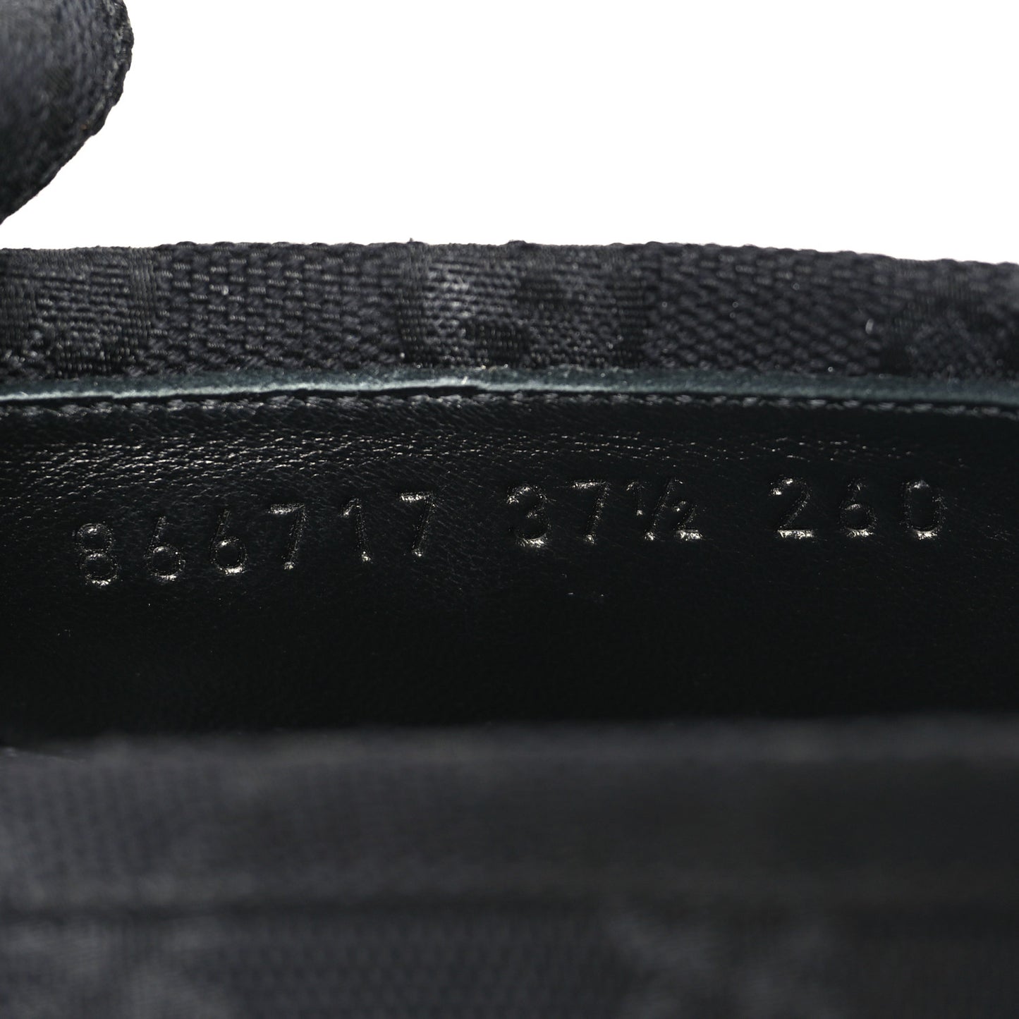 Monogram GG Canvas Womens Ragazzo Loafers 37.5 Black