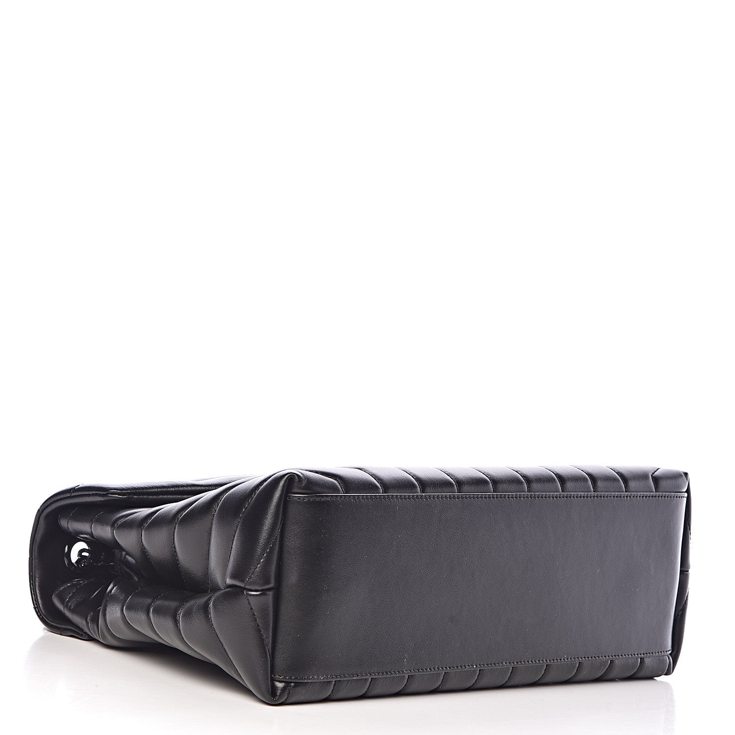 Saint Laurent Calfskin Y Quilted Monogram Medium Loulou Chain Satchel Black 4 of 12