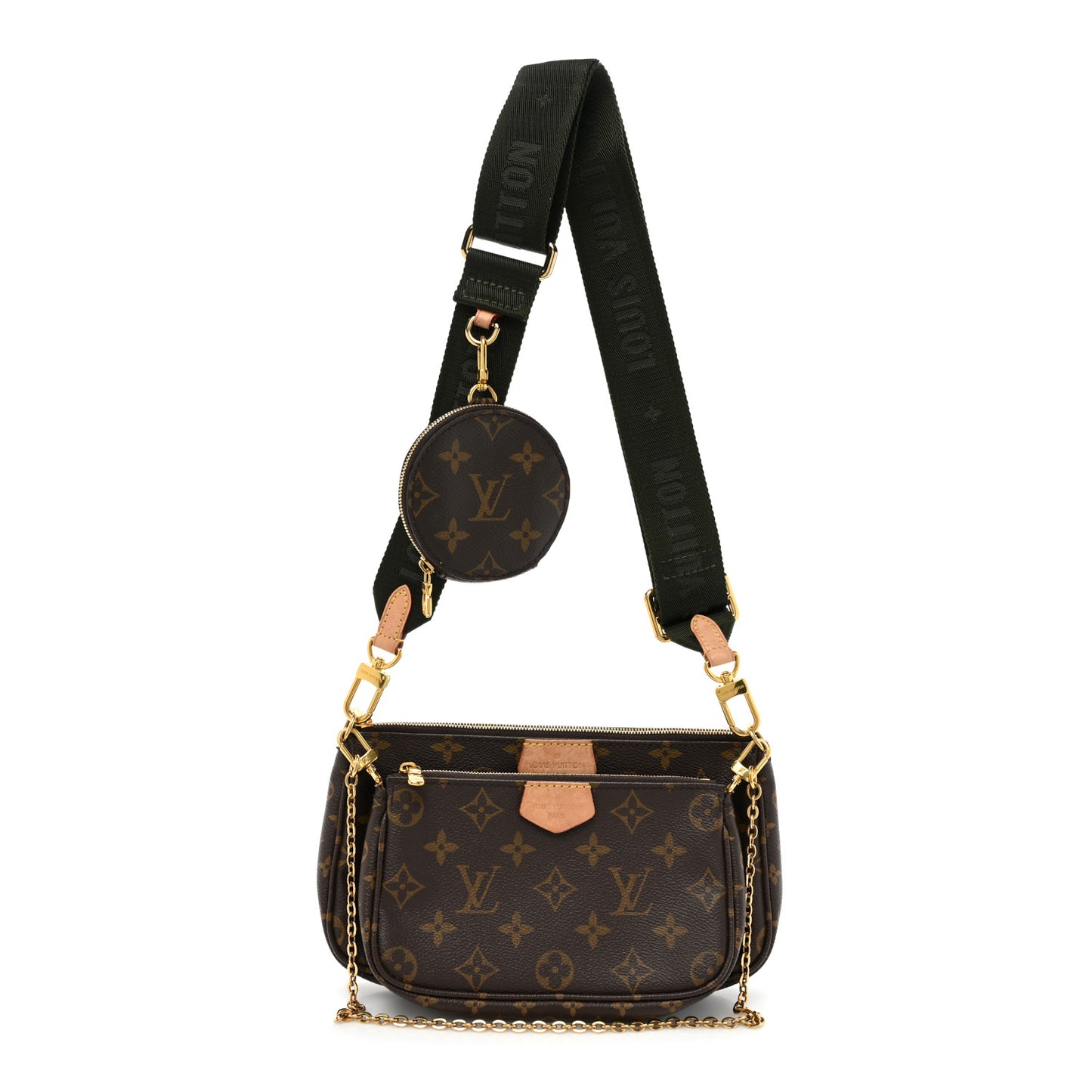 Monogram Multi Pochette Accessories Kaki