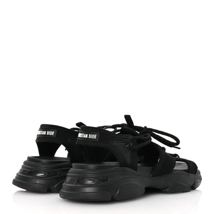 Christian Dior Technical Fabric D-Connect Sandals 37 Black 5 of 12