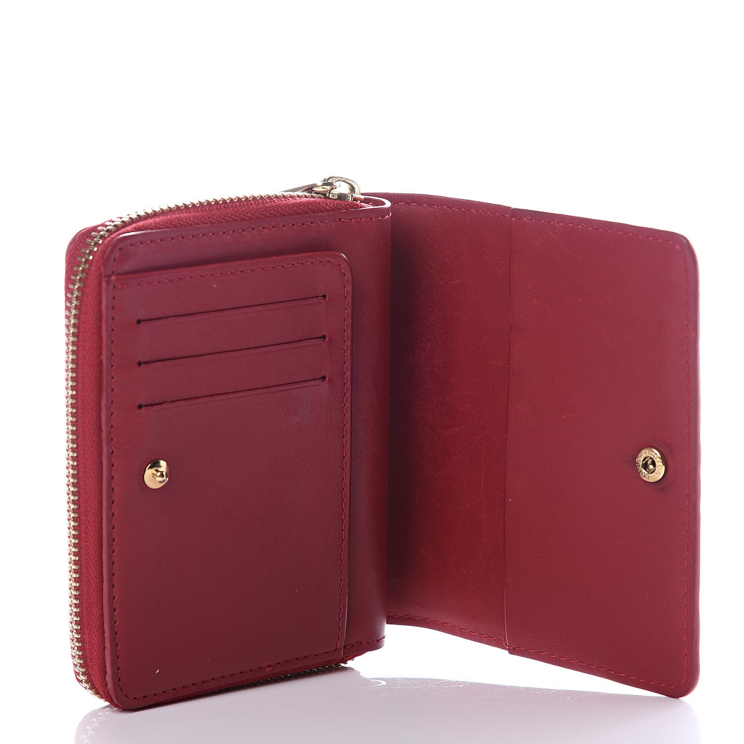 Louis Vuitton Vernis Broome Zip Wallet Pomme D'Amour 5 of 8