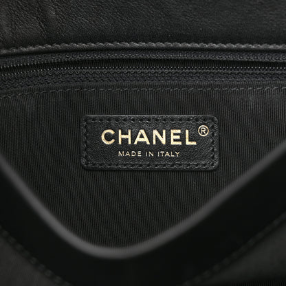 Chanel Calfskin Stitched Large Flap Black 6 of 10