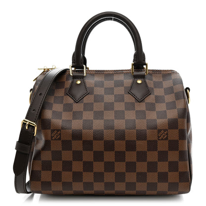 Louis Vuitton Damier Ebene Speedy Bandouliere 25 1 of 10